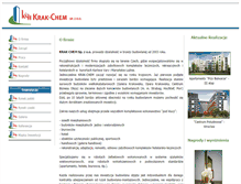 Tablet Screenshot of krakchem.pl